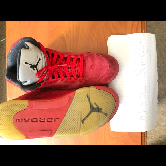 Jordan Retro 5s Fire Red - Picture 3 of 4